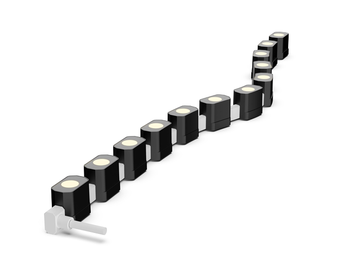 NW3020S A solu&ccedil;&atilde;o confi&aacute;vel de lavador de parede flex&iacute;vel LED