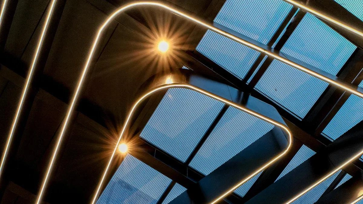 Id&eacute;ias de trajes lineares com LED &oacute;ptico que trazem charme a&eacute;reo sem esfor&ccedil;o